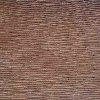 Woven texture in muted brown tones features closely spaced, undulating parallel lines with a matte sheen and subtle depth.